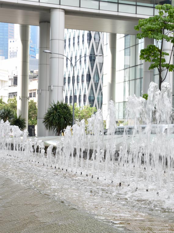 The Central Water feature